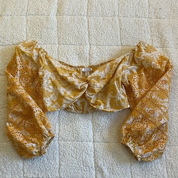 Topshop embroidered crop top - Picture 5 of 14